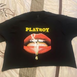 Playboy, Large cropped T-Shirt